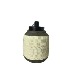 Enchanted Garden™ 8" Geometric Cement Tabletop Patio Torch - Assorted Styles -Home N Garden Joy Sales 2775560 C 2021 CMYK