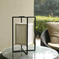 Enchanted Garden™ 18" Bamboo Flameless Candle LED Lantern -Home N Garden Joy Sales 2775572 3