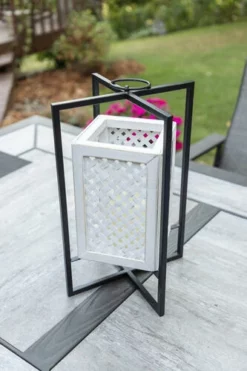 Enchanted Garden™ 18" Bamboo Flameless Candle LED Lantern -Home N Garden Joy Sales 2775572 FirePit outdoordecor STUDI002