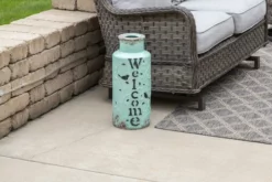 Enchanted Garden™ 19.5" Ceramic Solar Lantern 9 Enchanted Garden™ 19.5" Ceramic Solar Lantern -Home N Garden Joy Sales 2775591 PatioFurnitureShoot2