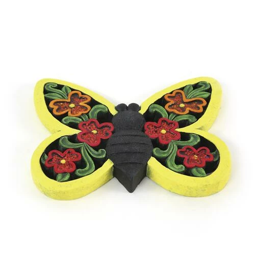 Enchanted Garden™ 12.9" Yellow Butterfly Stepping Stone 3 Enchanted Garden™ 12.9" Yellow Butterfly Stepping Stone