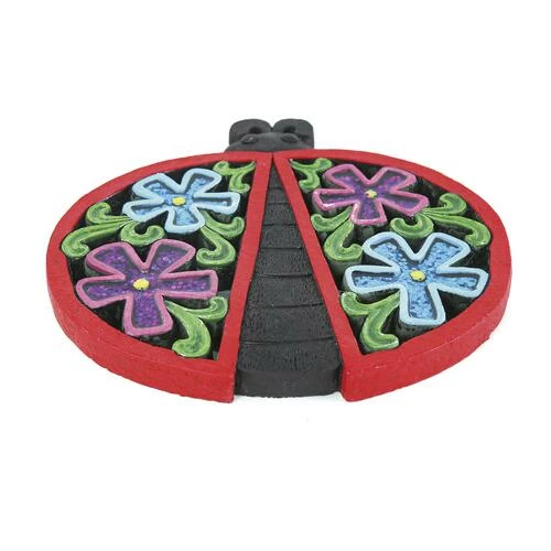 Enchanted Garden™ 12.4" Red Lady Bug Stepping Stone 3 Enchanted Garden™ 12.4" Red Lady Bug Stepping Stone