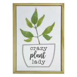 Enchanted Garden™ 6" Wood Plant Lady Outdoor Wall Art