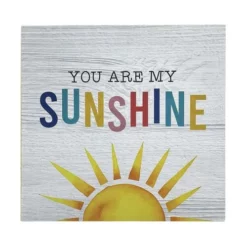 Enchanted Garden™ 6" Wood Sunshine Outdoor Wall Art