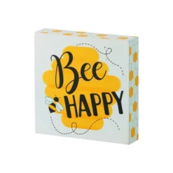 Enchanted Garden 6" Bee Happy Box Outdoor Wall Art -Home N Garden Joy Sales 2775701 rightsideview.jpg