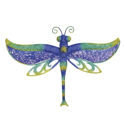 Enchanted Garden™ 12.2" Blue Dragonfly Wall Art 3 Enchanted Garden™ 12.2" Blue Dragonfly Wall Art