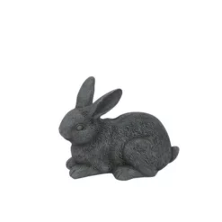 Enchanted Garden 5" Gray Bunny Statue