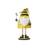 Enchanted Garden 10" Metal Striped Hat Bee Gnome -Home N Garden Joy Sales 2775737.jpg