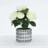 Enchanted Garden™ 10" Artificial Potted Cream Flowers -Home N Garden Joy Sales 2775782