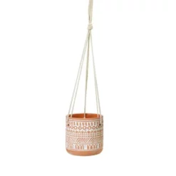 Enchanted Garden™ 4.75" Terracotta Planter With Jute Hanger