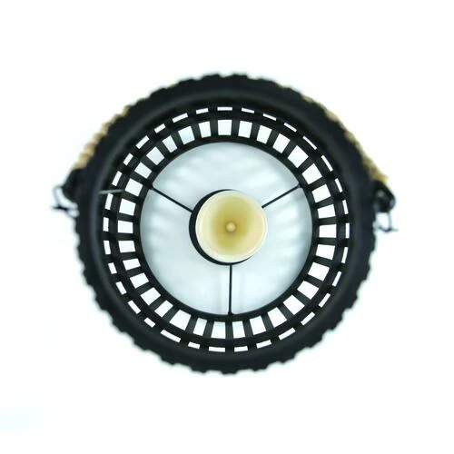 Enchanted Garden™ 17.7" Black Wooden LED Lantern 7 Enchanted Garden™ 17.7" Black Wooden LED Lantern - Image 5