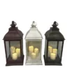 Enchanted Garden™ 23.6" Resin Lantern With LED Candles - Assorted Styles -Home N Garden Joy Sales 2775830