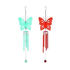 Enchanted Garden 24" Metal Butterfly Wind Chime - Assorted Styles 9 Enchanted Garden 24" Metal Butterfly Wind Chime - Assorted Styles -Home N Garden Joy Sales 2775837 backview.jpg