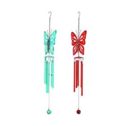 Enchanted Garden 24" Metal Butterfly Wind Chime - Assorted Styles 10 Enchanted Garden 24" Metal Butterfly Wind Chime - Assorted Styles -Home N Garden Joy Sales 2775837 rightsideview.jpg