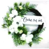 Enchanted Garden™ 22" Come On In Wreath Outdoor Wall Art -Home N Garden Joy Sales 2775849 1800px