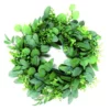 Enchanted Garden™ 22" Eucalyptus Greenery Wreath Outdoor Wall Art 1 Enchanted Garden™ 22" Eucalyptus Greenery Wreath Outdoor Wall Art -Home N Garden Joy Sales 2775851