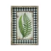 Enchanted Garden™ 15.75" Wood Fern Checked Design Wall Decor -Home N Garden Joy Sales 2775954