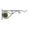 Enchanted Garden™ 15" Black Forged Glass Bracket -Home N Garden Joy Sales 2779450 P