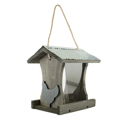 Enchanted Garden® Rustic Farmhouse Tall Hopper Bird Feeder 3 Enchanted Garden® Rustic Farmhouse Tall Hopper Bird Feeder