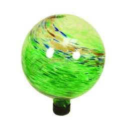 Enchanted Garden® 10" Green Swirl Illuminarie Globe