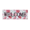Enchanted Garden™ 31.9" Pink Flower Welcome Outdoor Wall Art -Home N Garden Joy Sales 911007