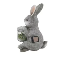 Enchanted Garden™ 11.8" Bunny Statue With Solar Jar -Home N Garden Joy Sales C MN 45759 P RS.jpg
