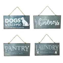 Enchanted Garden™ 16" Galvanized Outdoor Wall Art - Assorted Styles