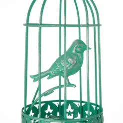 Enchanted Garden® 31" Bird Cage Wind Chime - Assorted Colors -Home N Garden Joy Sales JK42100RM 1