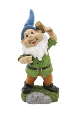 Enchanted Garden™ Polyester Working Gnome - Assorted Styles -Home N Garden Joy Sales LD60003A4 A4