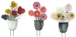 Enchanted Garden™ Flower Pot Garden Stake - Assorted Styles