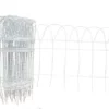 Enchanted Garden™ 1'2"H X 20'W Scroll Top Steel White Garden Border Fence -Home N Garden Joy Sales WhiteRolledFence