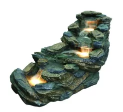 Enchanted Garden™ 64.17" Tiered Shady Brook Outdoor Water Fountain