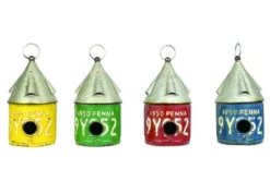 Enchanted Garden® Iron Bird House - Assorted Colors